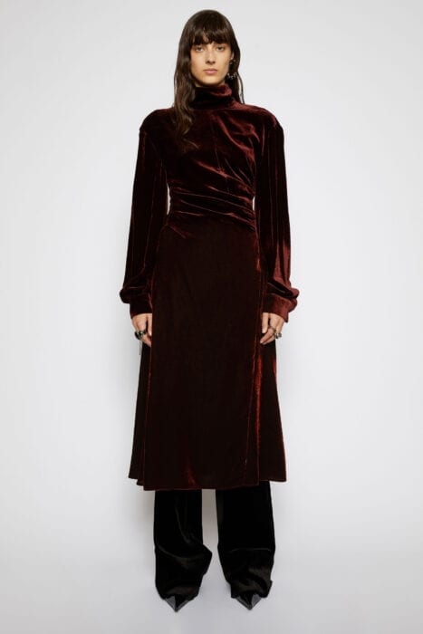 Acne velvet dress